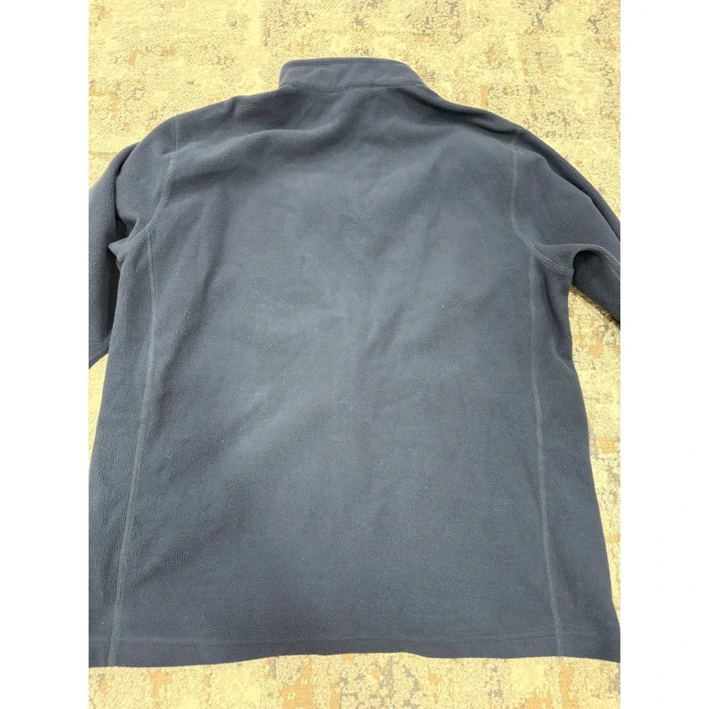 The North Face Mens‎ Full Zip Fleece Jacket Navy Blue L Regular Mock Neck